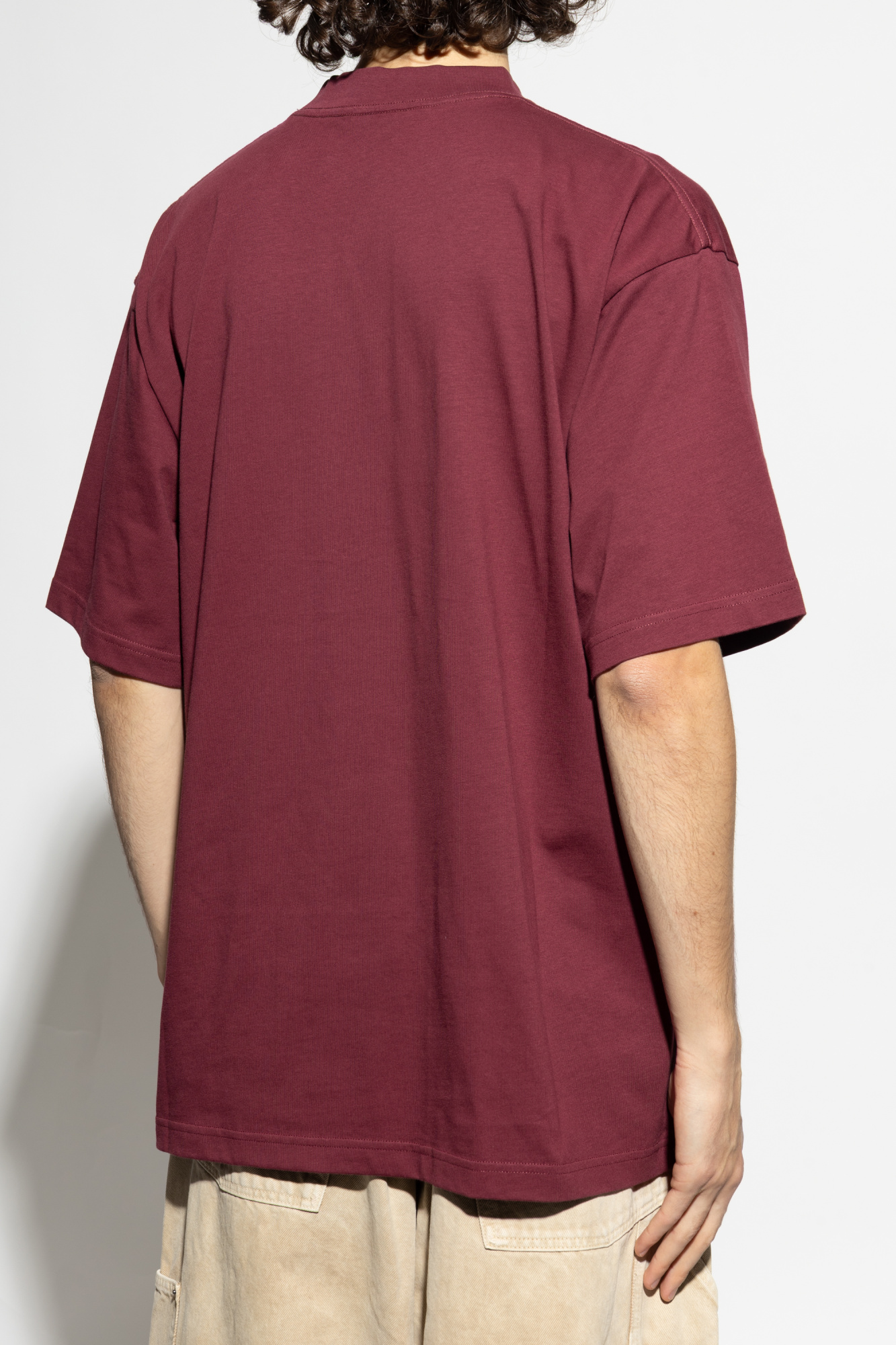 Tシャツ・カットソー BALENCIAGA SS25 Crinkled effect T-shirt (826346TSVE9 9081) BALENCIAGA - バレンシアガ 25SS 826346 TSVE9 ロゴプリント